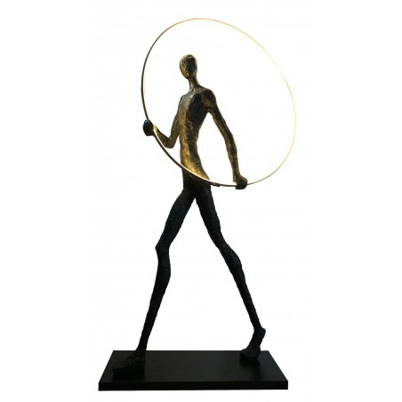 Lampa podłogowa HUMAN ROUND  włókno szklane