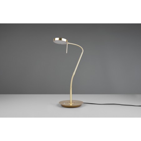 Trio Lampa biurkowa MONZA 523310108 złoty i odcienie złota