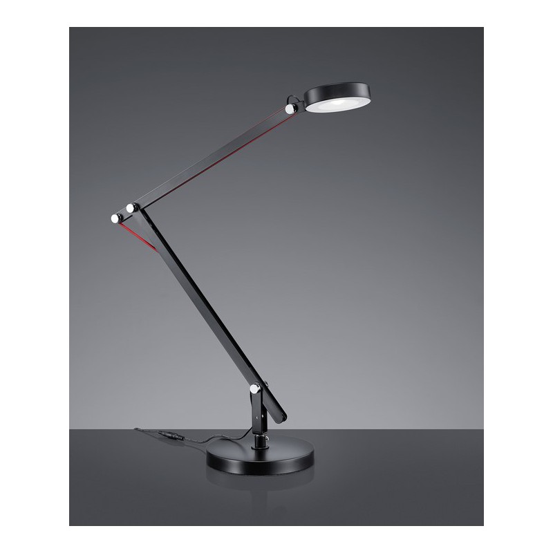Trio Lampa biurkowa AMSTERDAM 527920102 czarny