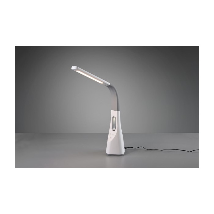 RL Lampa biurkowa VENTO R50381101 biały, szary i odcienie szarości