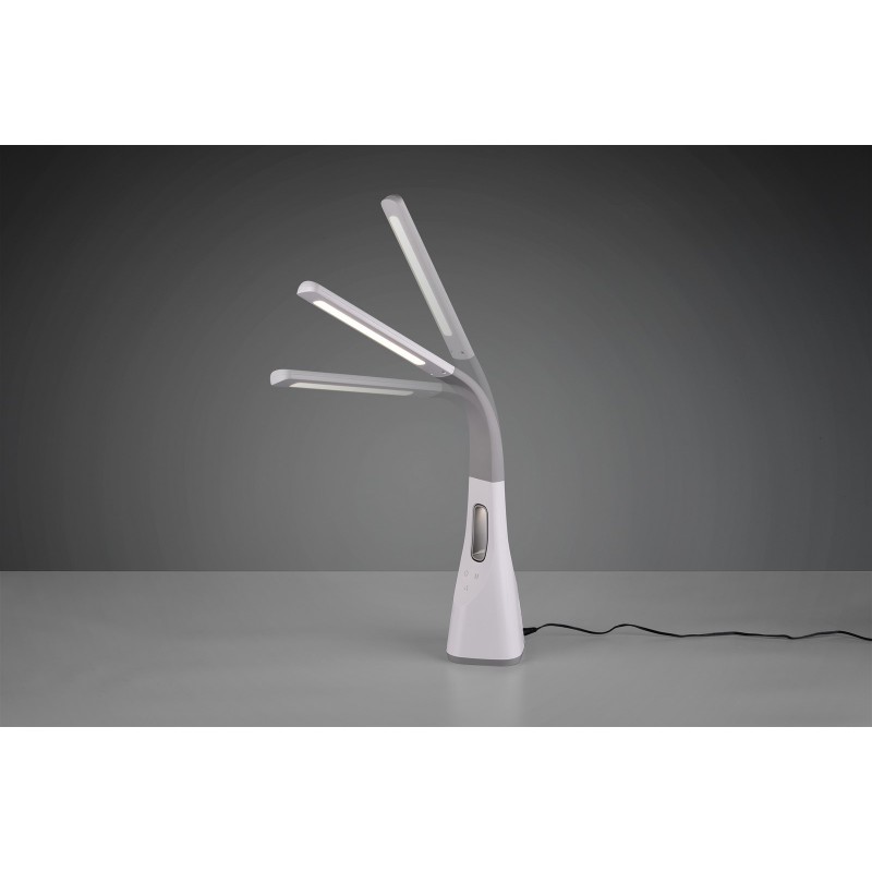 RL Lampa biurkowa VENTO R50381101 biały, szary i odcienie szarości