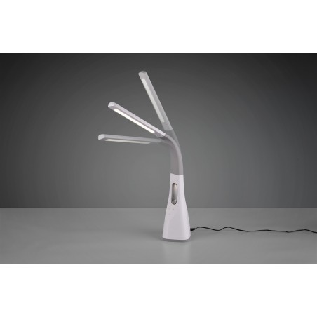 RL Lampa biurkowa VENTO R50381101 biały, szary i odcienie szarości