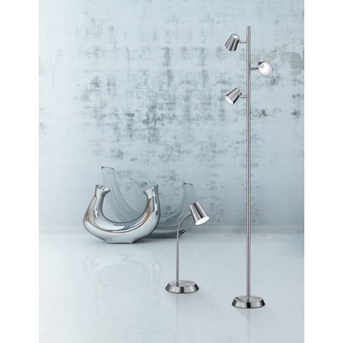 Trio Lampa biurkowa NARCOS 573190107 srebrny i...