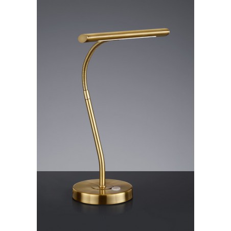 Trio Lampa biurkowa CURTIS 579790104 złoty i odcienie złota