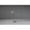 Trio Lampa biurkowa MARLEY 512400107 srebrny i odcienie srebra