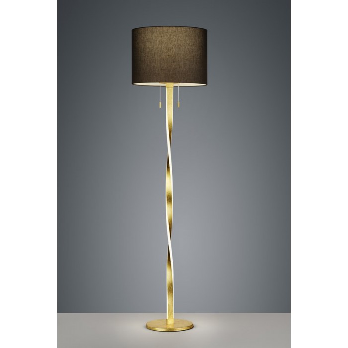 Trio Lampa podłogowa NANDOR 475310379 złoty i odcienie złota