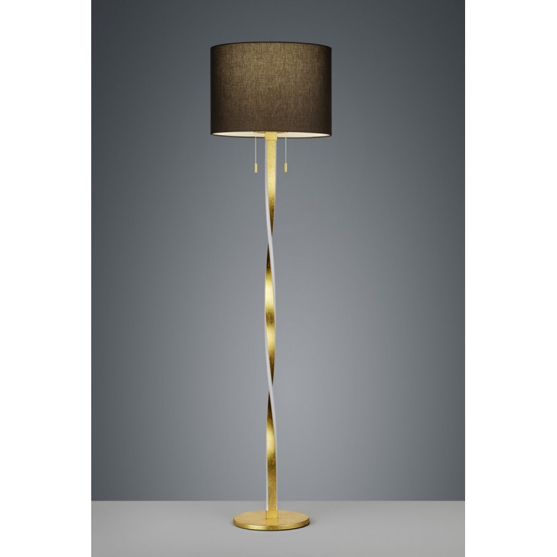 Trio Lampa podłogowa NANDOR 475310379 złoty i odcienie złota