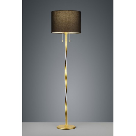 Trio Lampa podłogowa NANDOR 475310379 złoty i odcienie złota