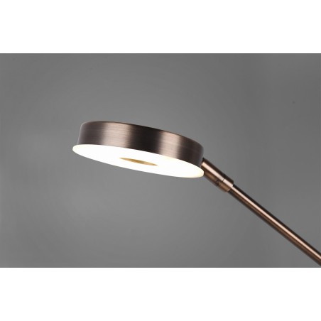 Trio Lampa podłogowa BARRIE 424210304 złoty i odcienie złota