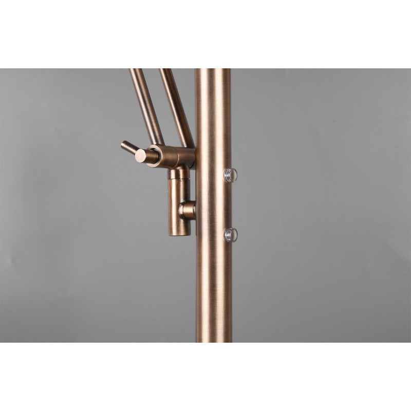 Trio Lampa podłogowa BARRIE 424210304 złoty i odcienie złota