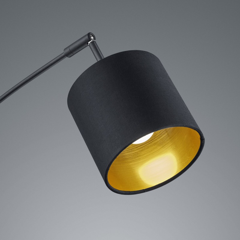 RL Lampa podłogowa TOMMY R46330579 czarny