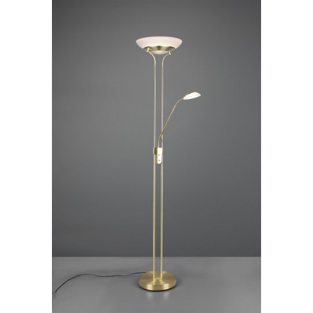 RL Lampa podłogowa ORSON R40073508 złoty i odcienie złota, biały