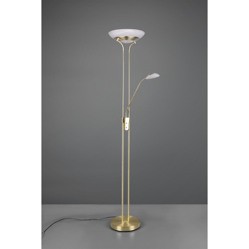 RL Lampa podłogowa ORSON R40073508 złoty i odcienie złota, biały