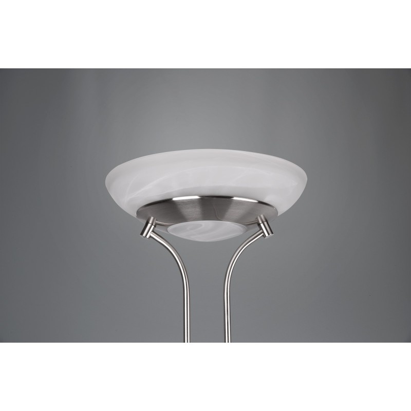 RL Lampa podłogowa ORSON R40073507 srebrny i odcienie srebra, biały
