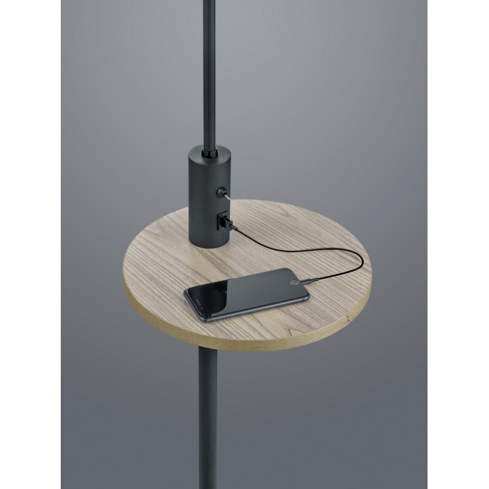 Trio Lampa podłogowa CLAAS 400400132 czarny,...