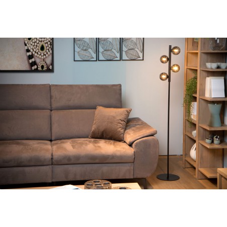 Lucide Lampa podłogowa TYCHO 45774/04/30 czarny