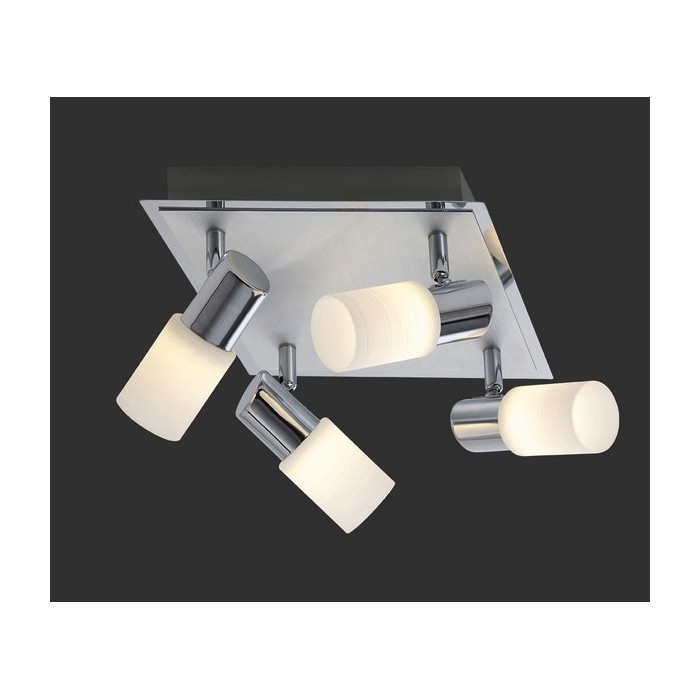 Trio Reflektor sufitowy CLAPTON 821430405 srebrny i odcienie srebra