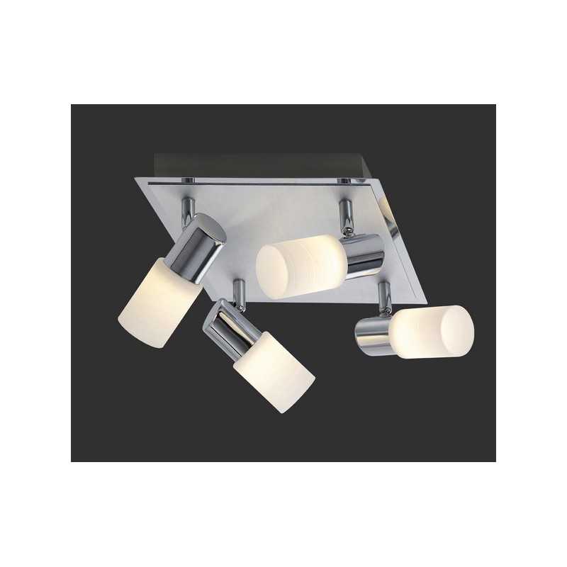 Trio Reflektor sufitowy CLAPTON 821430405 srebrny i odcienie srebra