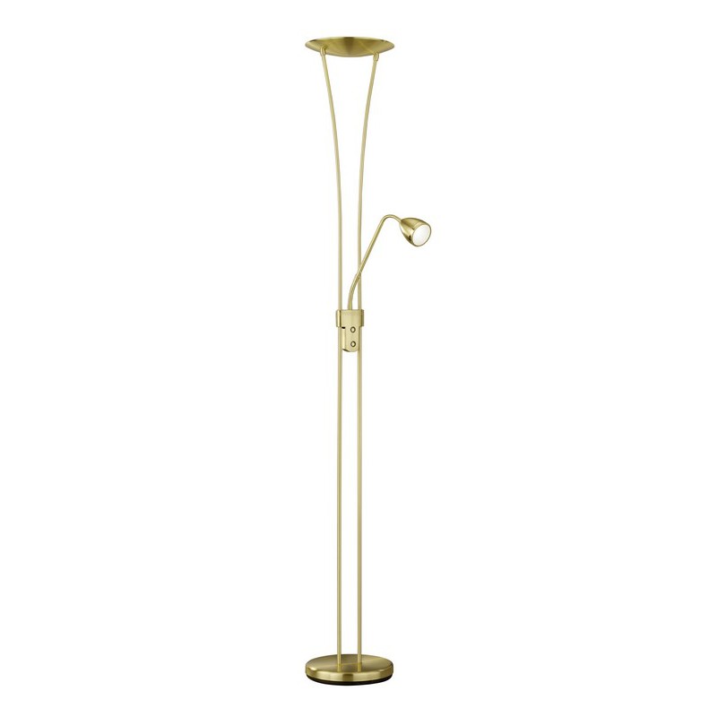 Trio Lampa podłogowa ARIZONA 426410208 złoty i odcienie złota