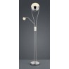 Trio Lampa podłogowa CHRIS 478310206 srebrny i odcienie srebra