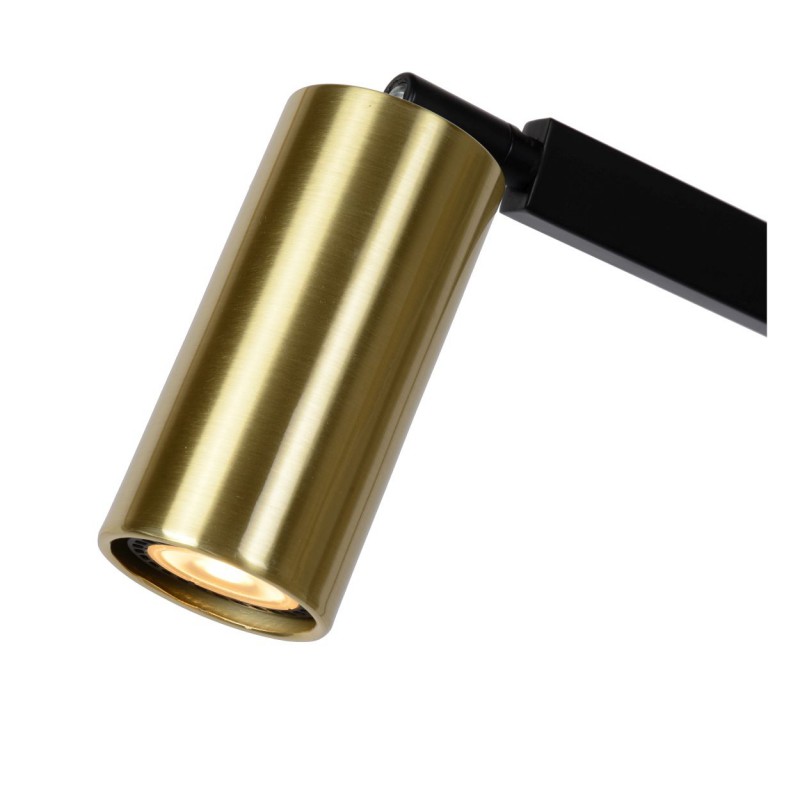 Lucide Lampa podłogowa SYBIL 45799/01/30 czarny, złoty i odcienie złota