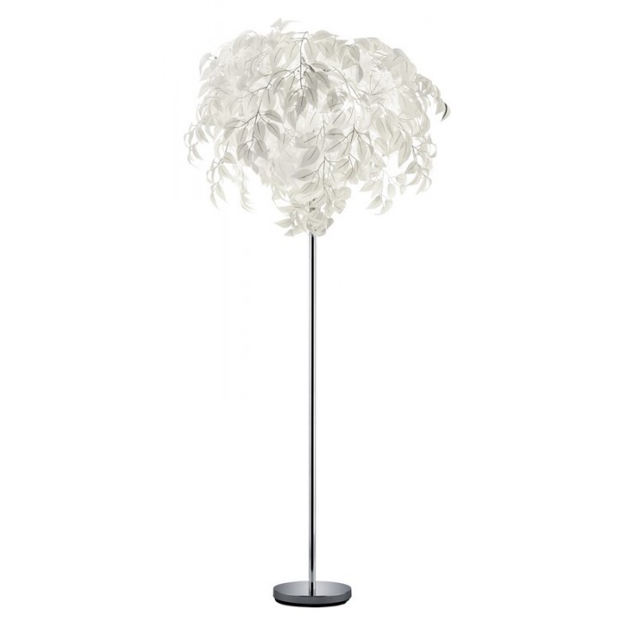 RL Lampa podłogowa LEAVY R40463001 srebrny i odcienie srebra, biały