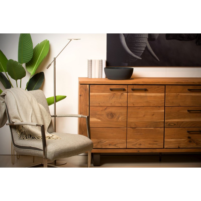 Lucide Lampa podłogowa ANSELMO 19766/09/12 srebrny i odcienie srebra