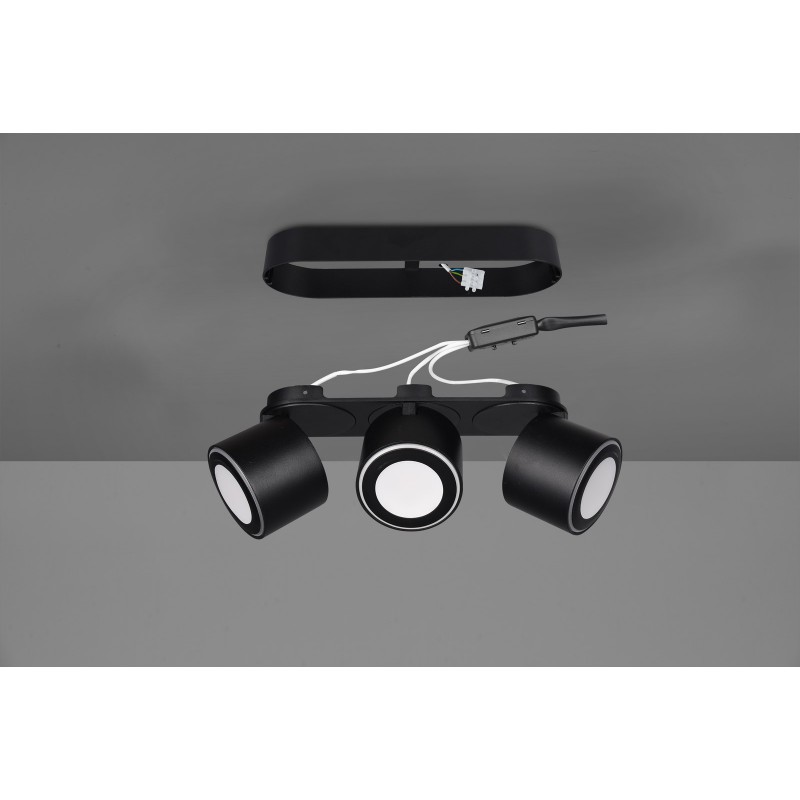 Trio Reflektor sufitowy TAURUS 652910332 czarny