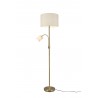 Trio Lampa podłogowa HOTEL 403900208 złoty i odcienie złota, beżowy