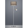 Trio Lampa podłogowa HOTEL 403900211 srebrny i odcienie srebra, szary i odcienie szarości