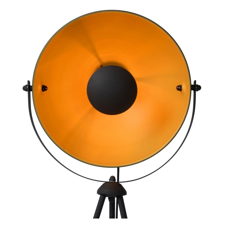 Lucide Lampa podłogowa ALVARO 05730/01/30 czarny, złoty i odcienie złota