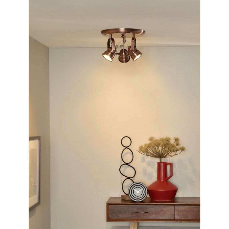 Lucide Reflektor sufitowy CIGAL 77974/15/17 miedziany