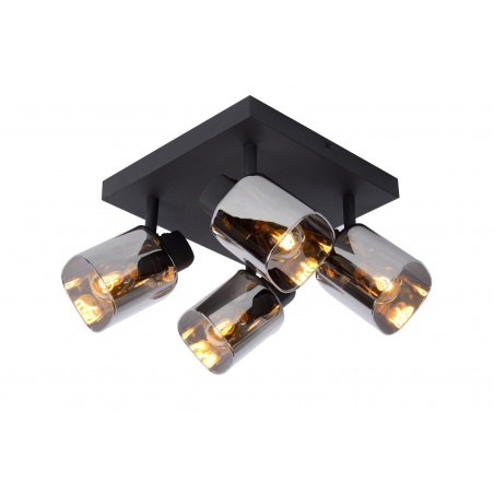 Lucide Reflektor sufitowy ALION 17999/14/30 czarny, szary i odcienie szarości