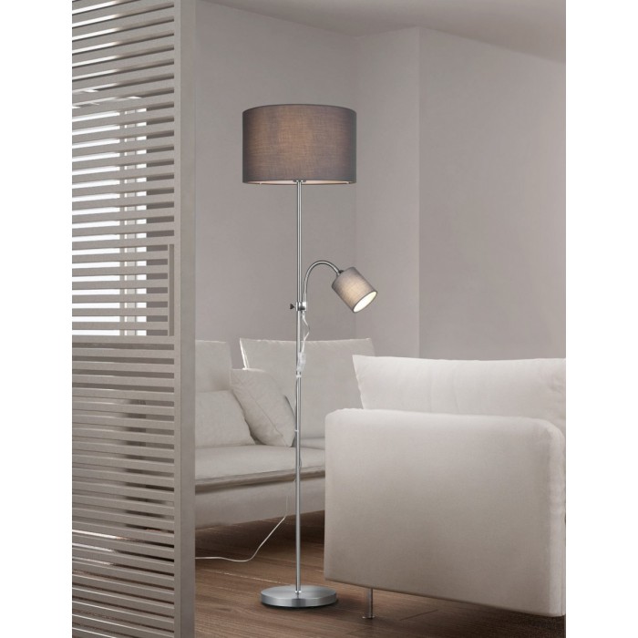 RL Lampa podłogowa OWEN R40192007 srebrny i...