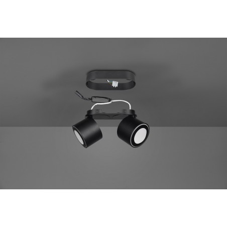 Trio Reflektor sufitowy TAURUS 652910232 czarny