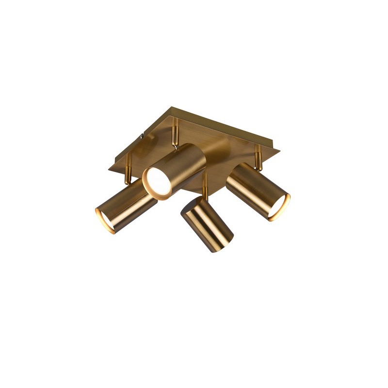 Trio Reflektor sufitowy MARLEY 802430404 złoty i odcienie złota