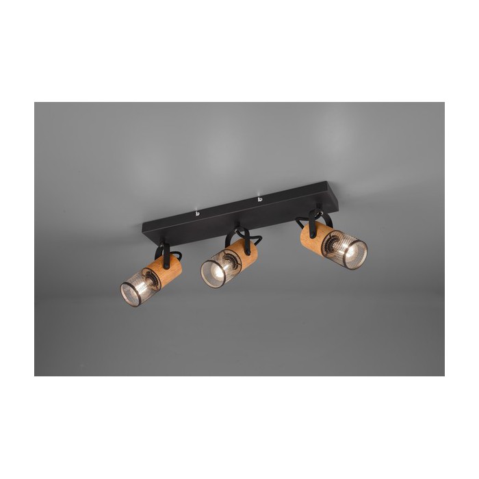 Trio Reflektor sufitowy TOSH 804300332 czarny