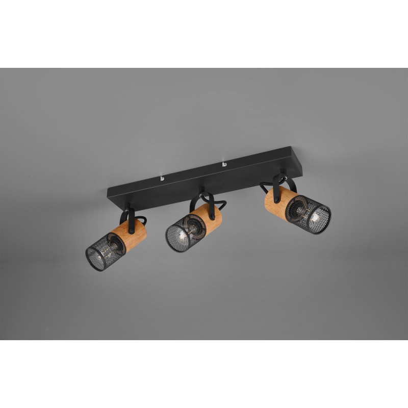 Trio Reflektor sufitowy TOSH 804300332 czarny