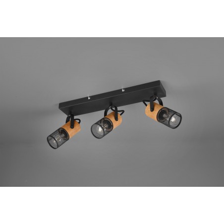 Trio Reflektor sufitowy TOSH 804300332 czarny