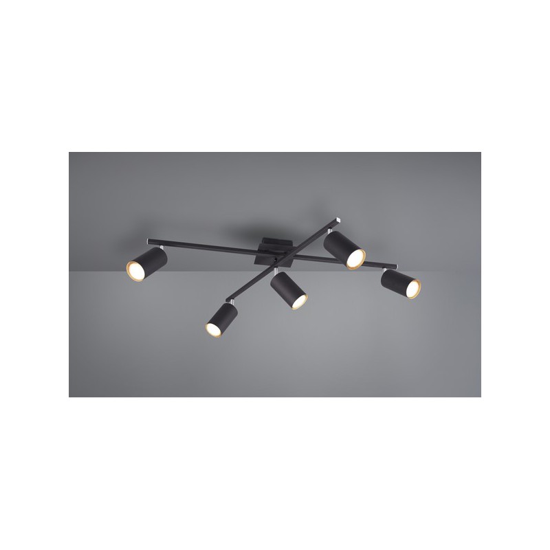 Trio Reflektor sufitowy MARLEY 612400532 czarny