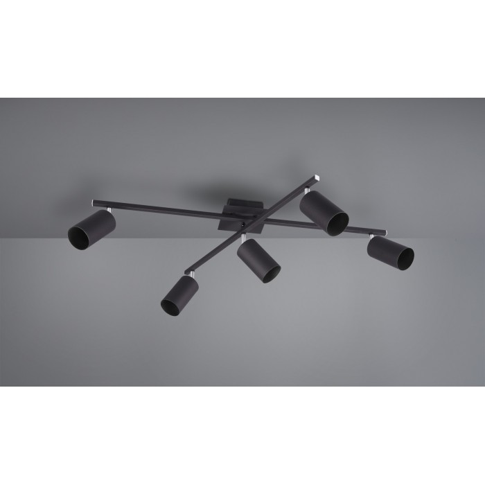 Trio Reflektor sufitowy MARLEY 612400532 czarny