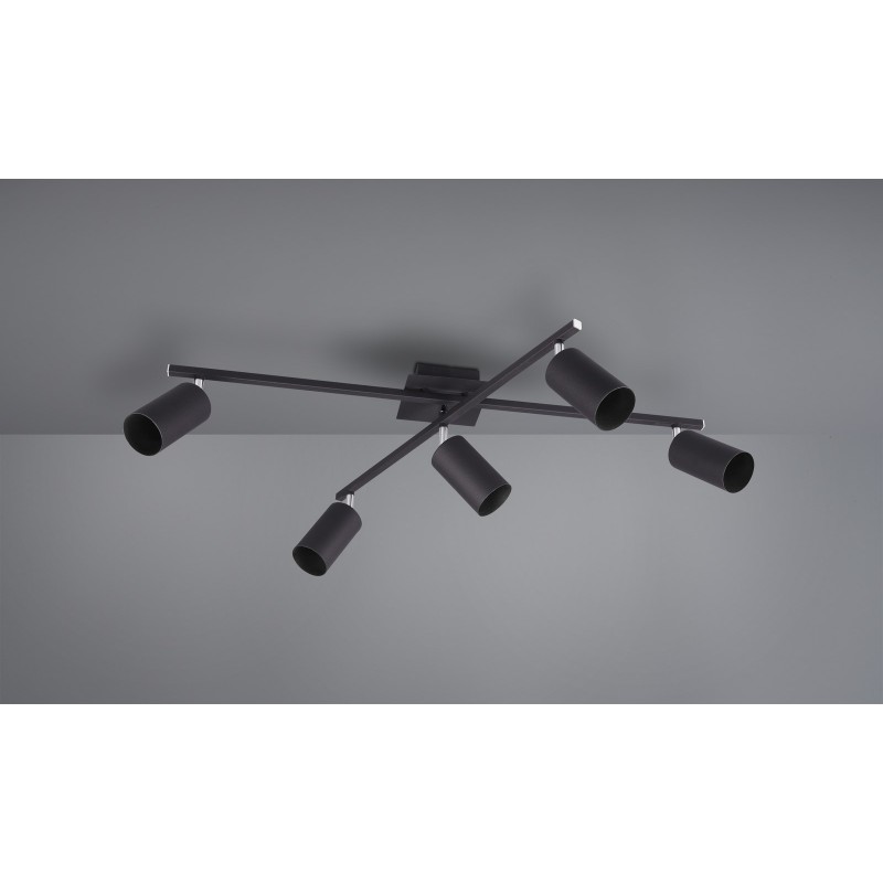 Trio Reflektor sufitowy MARLEY 612400532 czarny