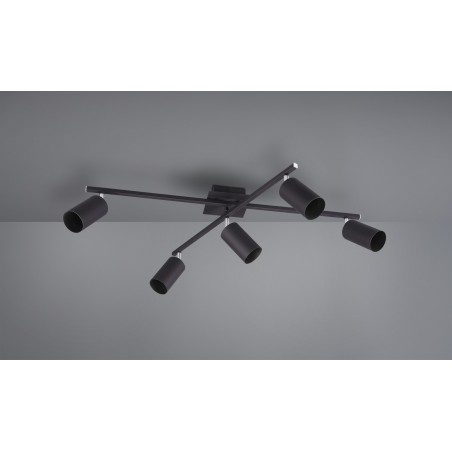 Trio Reflektor sufitowy MARLEY 612400532 czarny