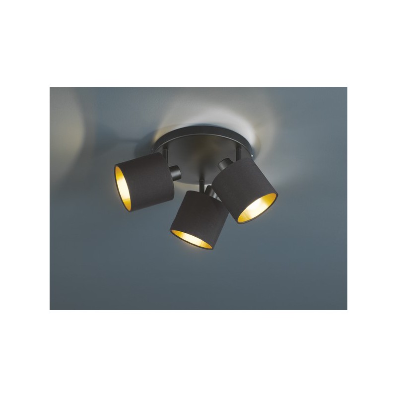 RL Reflektor sufitowy TOMMY R80333979 czarny