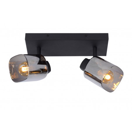 Lucide Reflektor sufitowy ALION 17999/02/30 czarny, szary i odcienie szarości