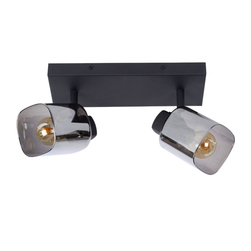 Lucide Reflektor sufitowy ALION 17999/02/30 czarny, szary i odcienie szarości