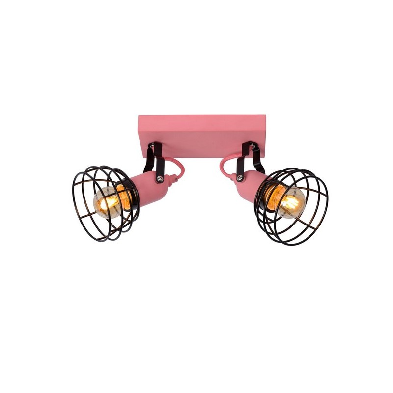 Lucide Reflektor sufitowy PAULIEN 08927/02/66 różowy