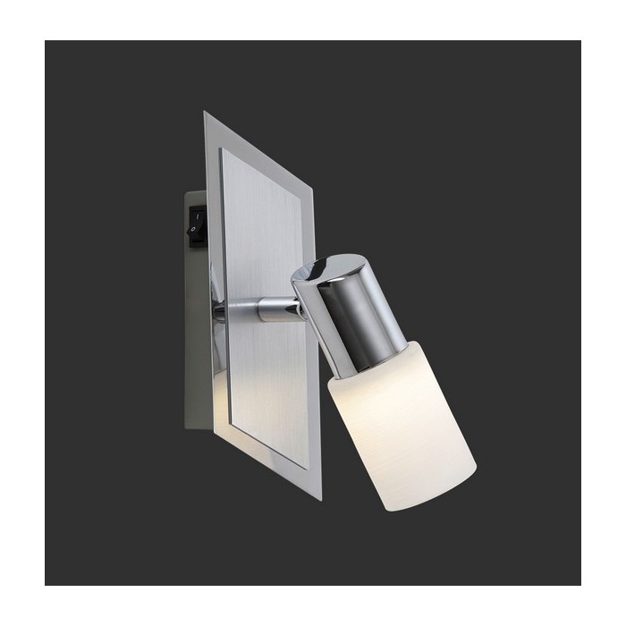 Trio Reflektor ścienny CLAPTON 821470105 srebrny i odcienie srebra