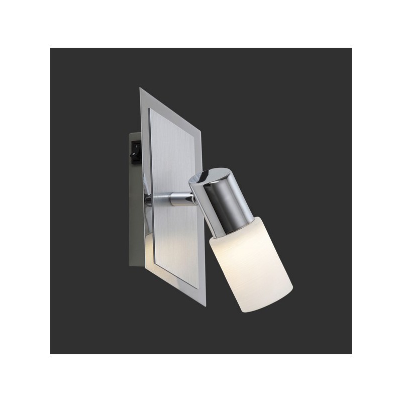 Trio Reflektor ścienny CLAPTON 821470105 srebrny i odcienie srebra