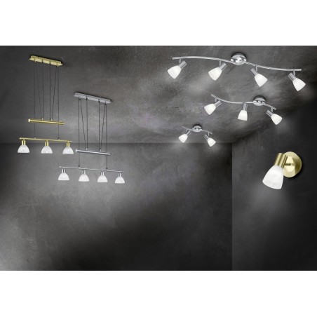 Trio Reflektor sufitowy LEVISTO 871010207 srebrny i odcienie srebra